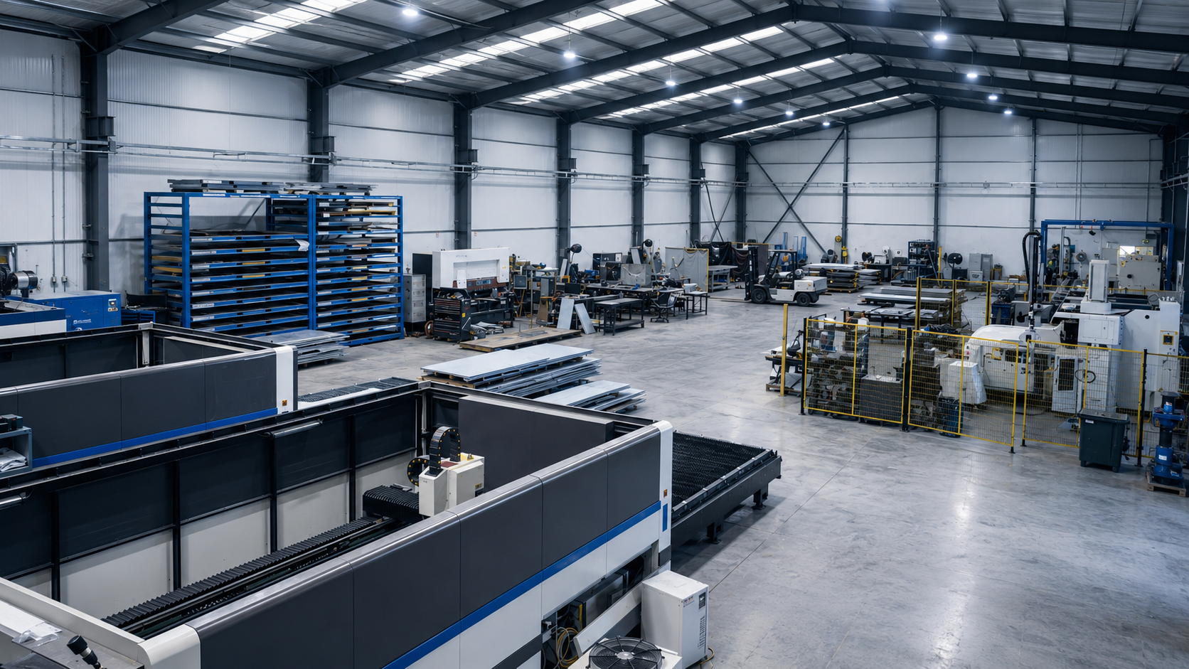 Sheet metal fabrication workshop